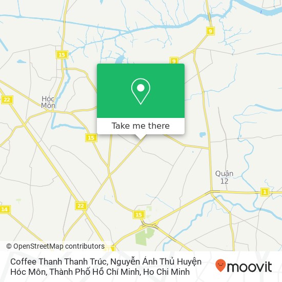 Coffee Thanh Thanh Trúc, Nguyễn Ảnh Thủ Huyện Hóc Môn, Thành Phố Hồ Chí Minh map