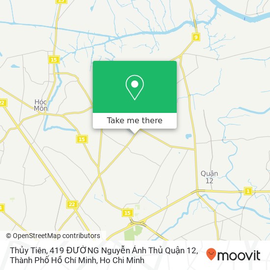 Thủy Tiên, 419 ĐƯỜNG Nguyễn Ảnh Thủ Quận 12, Thành Phố Hồ Chí Minh map