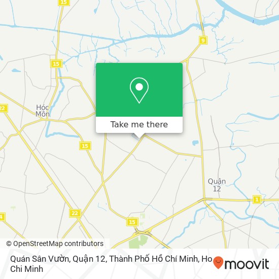 Quán Sân Vườn, Quận 12, Thành Phố Hồ Chí Minh map