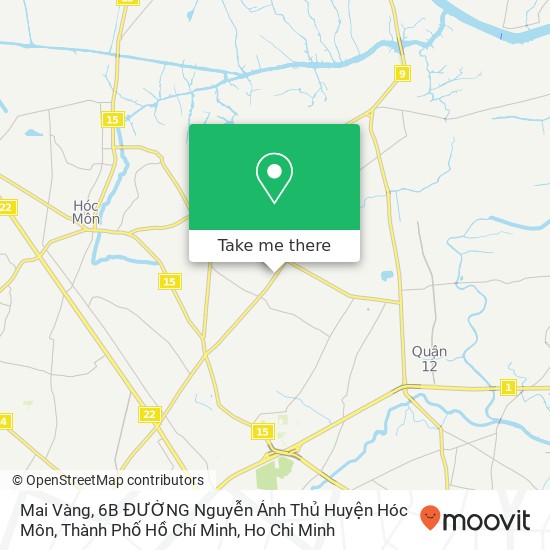 Mai Vàng, 6B ĐƯỜNG Nguyễn Ảnh Thủ Huyện Hóc Môn, Thành Phố Hồ Chí Minh map