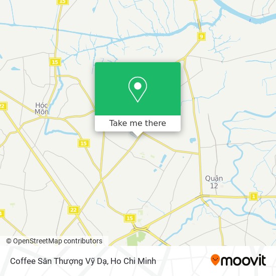 Coffee Sân Thượng Vỹ Dạ map