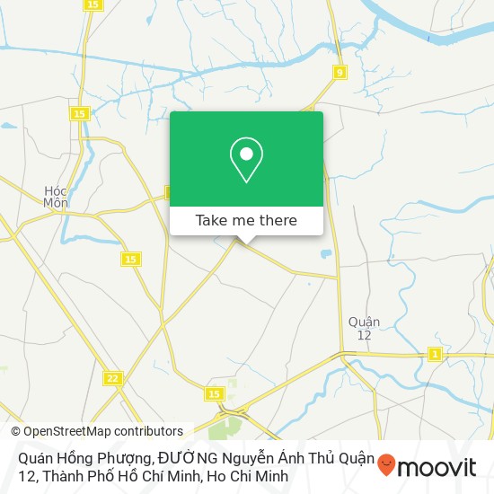 Quán Hồng Phượng, ĐƯỜNG Nguyễn Ảnh Thủ Quận 12, Thành Phố Hồ Chí Minh map