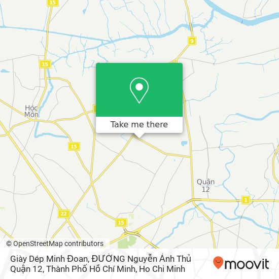 Giày Dép Minh Đoan, ĐƯỜNG Nguyễn Ảnh Thủ Quận 12, Thành Phố Hồ Chí Minh map