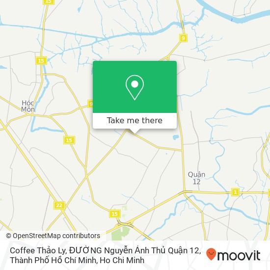 Coffee Thảo Ly, ĐƯỜNG Nguyễn Ảnh Thủ Quận 12, Thành Phố Hồ Chí Minh map