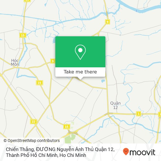 Chiến Thắng, ĐƯỜNG Nguyễn Ảnh Thủ Quận 12, Thành Phố Hồ Chí Minh map