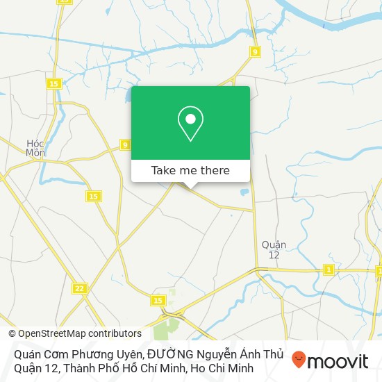 Quán Cơm Phương Uyên, ĐƯỜNG Nguyễn Ảnh Thủ Quận 12, Thành Phố Hồ Chí Minh map