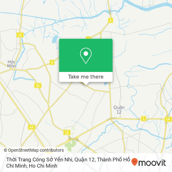 Thời Trang Công Sở Yến Nhi, Quận 12, Thành Phố Hồ Chí Minh map