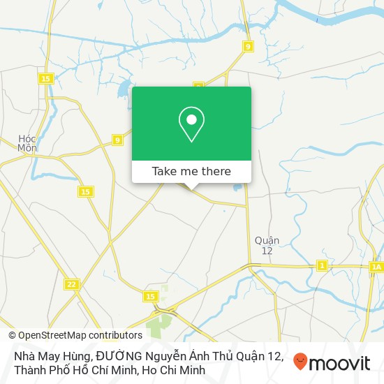 Nhà May Hùng, ĐƯỜNG Nguyễn Ảnh Thủ Quận 12, Thành Phố Hồ Chí Minh map