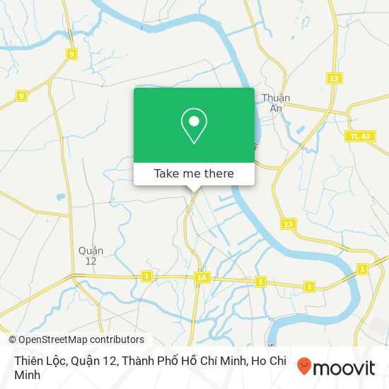 Thiên Lộc, Quận 12, Thành Phố Hồ Chí Minh map