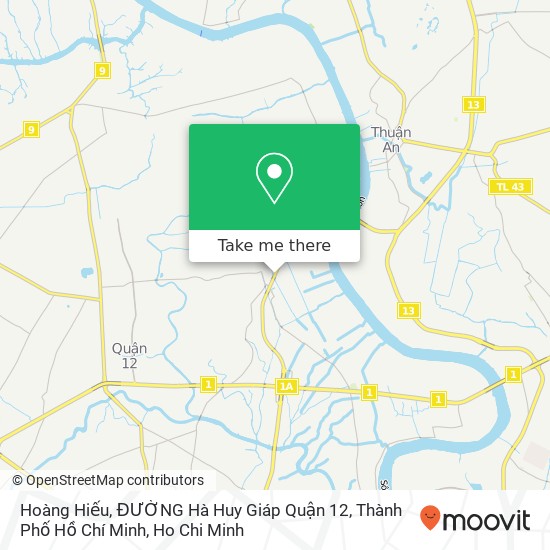 Hoàng Hiếu, ĐƯỜNG Hà Huy Giáp Quận 12, Thành Phố Hồ Chí Minh map