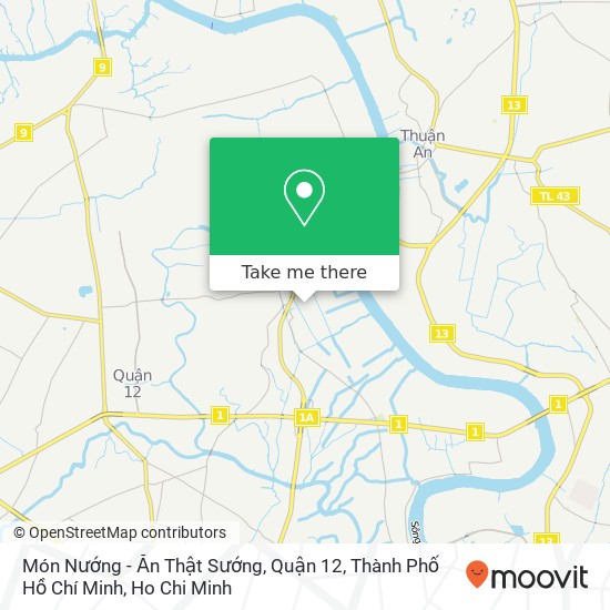 Món Nướng - Ăn Thật Sướng, Quận 12, Thành Phố Hồ Chí Minh map