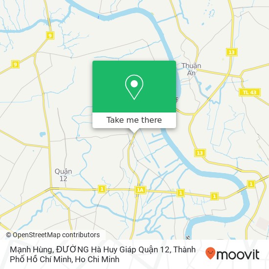 Mạnh Hùng, ĐƯỜNG Hà Huy Giáp Quận 12, Thành Phố Hồ Chí Minh map