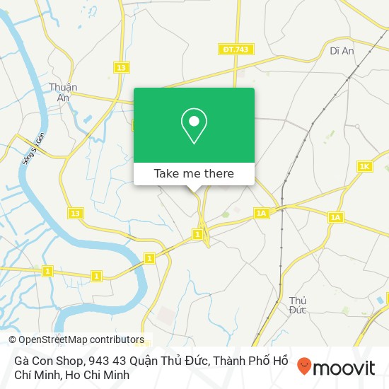 Gà Con Shop, 943 43 Quận Thủ Đức, Thành Phố Hồ Chí Minh map