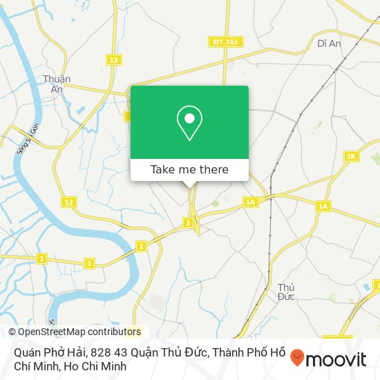 Quán Phở Hải, 828 43 Quận Thủ Đức, Thành Phố Hồ Chí Minh map