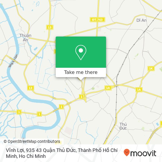 Vĩnh Lợi, 935 43 Quận Thủ Đức, Thành Phố Hồ Chí Minh map