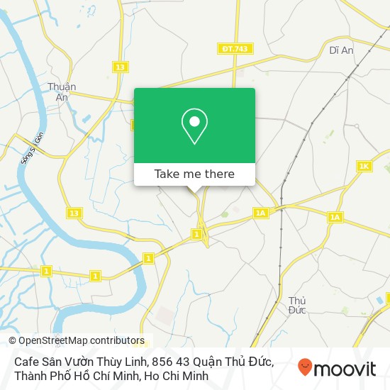 Cafe Sân Vườn Thùy Linh, 856 43 Quận Thủ Đức, Thành Phố Hồ Chí Minh map