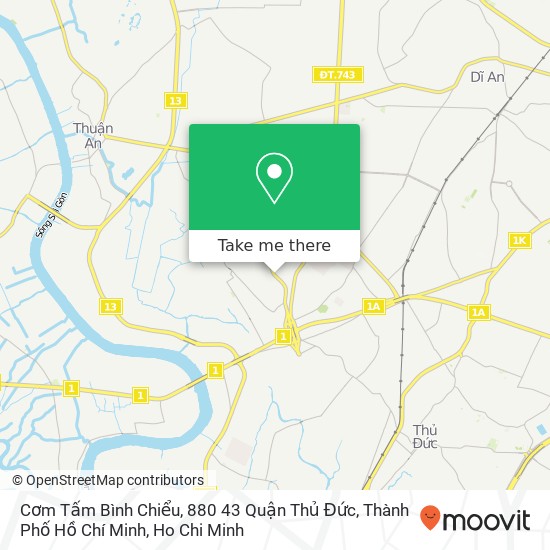 Cơm Tấm Bình Chiểu, 880 43 Quận Thủ Đức, Thành Phố Hồ Chí Minh map