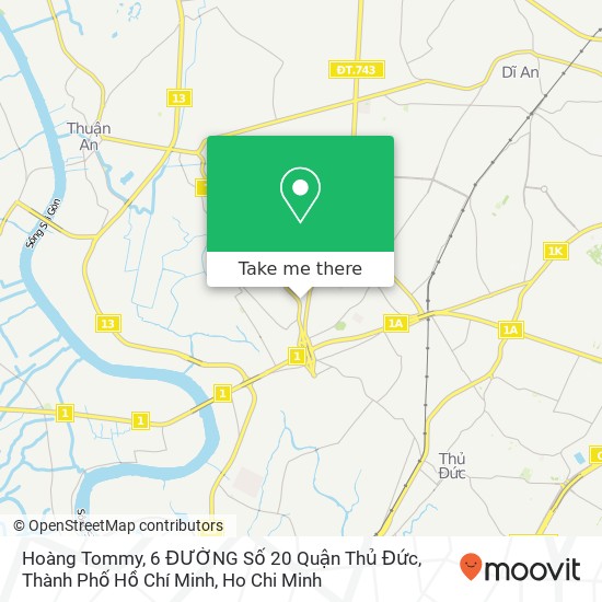 Hoàng Tommy, 6 ĐƯỜNG Số 20 Quận Thủ Đức, Thành Phố Hồ Chí Minh map
