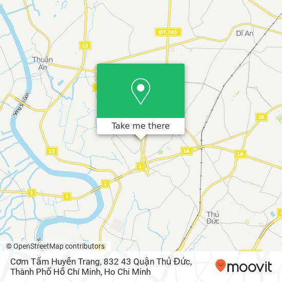 Cơm Tấm Huyền Trang, 832 43 Quận Thủ Đức, Thành Phố Hồ Chí Minh map