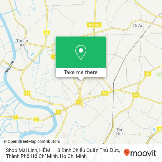 Shop Mai Linh, HẺM 113 Bình Chiểu Quận Thủ Đức, Thành Phố Hồ Chí Minh map