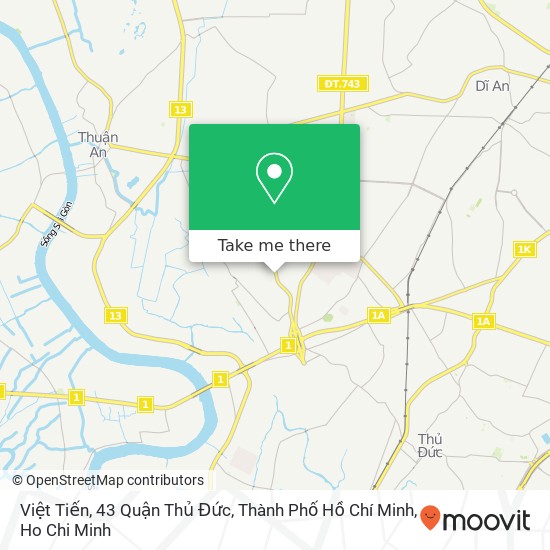 Việt Tiến, 43 Quận Thủ Đức, Thành Phố Hồ Chí Minh map