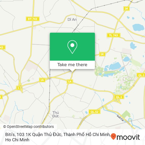 Biti's, 103 1K Quận Thủ Đức, Thành Phố Hồ Chí Minh map