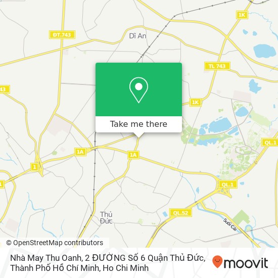 Nhà May Thu Oanh, 2 ĐƯỜNG Số 6 Quận Thủ Đức, Thành Phố Hồ Chí Minh map