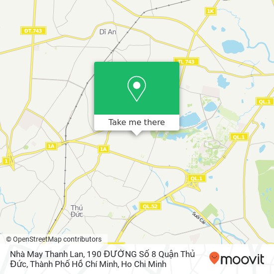 Nhà May Thanh Lan, 190 ĐƯỜNG Số 8 Quận Thủ Đức, Thành Phố Hồ Chí Minh map