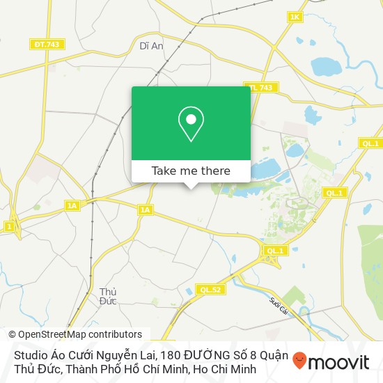 Studio Áo Cưới Nguyễn Lai, 180 ĐƯỜNG Số 8 Quận Thủ Đức, Thành Phố Hồ Chí Minh map