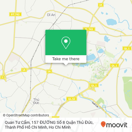 Quán Tư Cẩm, 157 ĐƯỜNG Số 8 Quận Thủ Đức, Thành Phố Hồ Chí Minh map