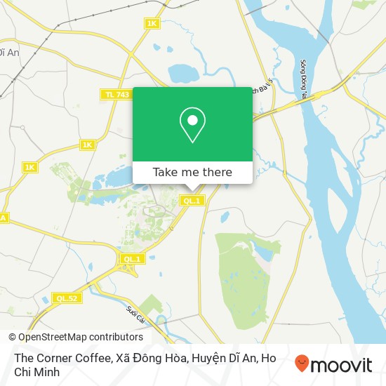 The Corner Coffee, Xã Đông Hòa, Huyện Dĩ An map