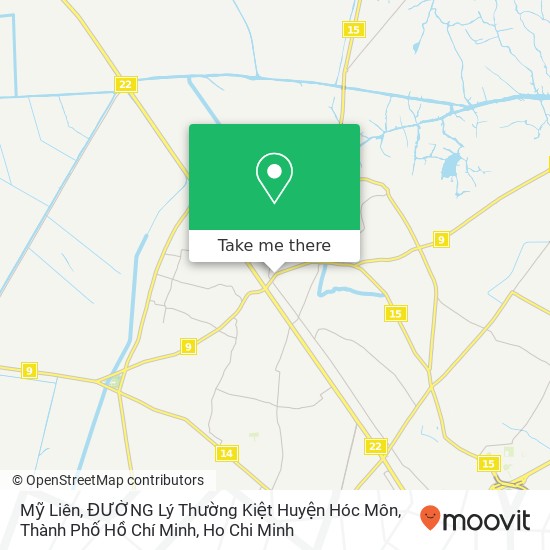 Mỹ Liên, ĐƯỜNG Lý Thường Kiệt Huyện Hóc Môn, Thành Phố Hồ Chí Minh map