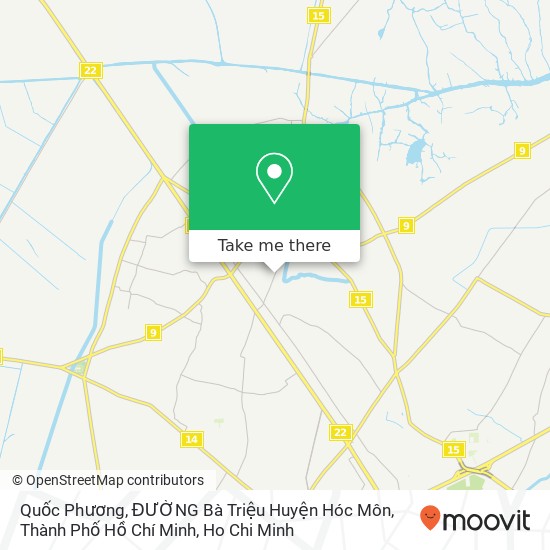 Quốc Phương, ĐƯỜNG Bà Triệu Huyện Hóc Môn, Thành Phố Hồ Chí Minh map