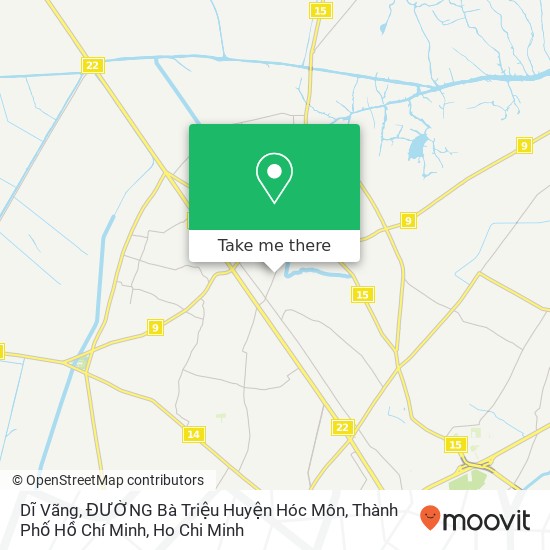 Dĩ Vãng, ĐƯỜNG Bà Triệu Huyện Hóc Môn, Thành Phố Hồ Chí Minh map