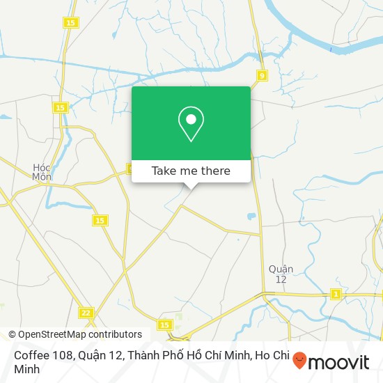 Coffee 108, Quận 12, Thành Phố Hồ Chí Minh map