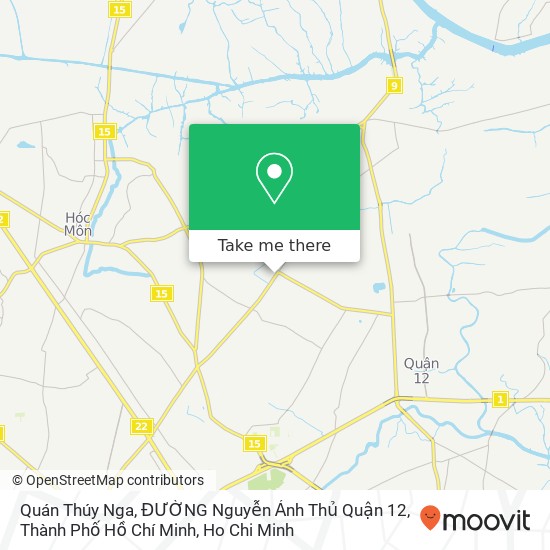 Quán Thúy Nga, ĐƯỜNG Nguyễn Ảnh Thủ Quận 12, Thành Phố Hồ Chí Minh map