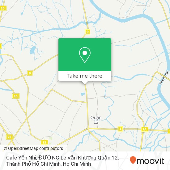 Cafe Yến Nhi, ĐƯỜNG Lê Văn Khương Quận 12, Thành Phố Hồ Chí Minh map