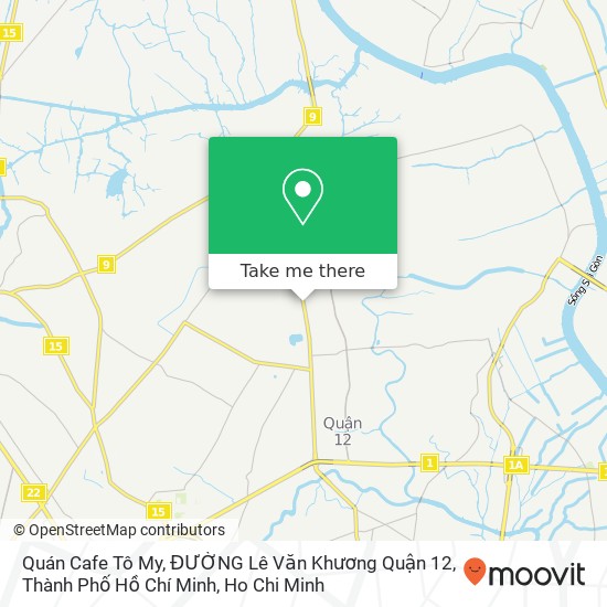 Quán Cafe Tô My, ĐƯỜNG Lê Văn Khương Quận 12, Thành Phố Hồ Chí Minh map