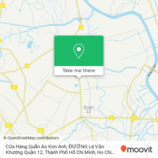 Cửa Hàng Quần Áo Kim Anh, ĐƯỜNG Lê Văn Khương Quận 12, Thành Phố Hồ Chí Minh map