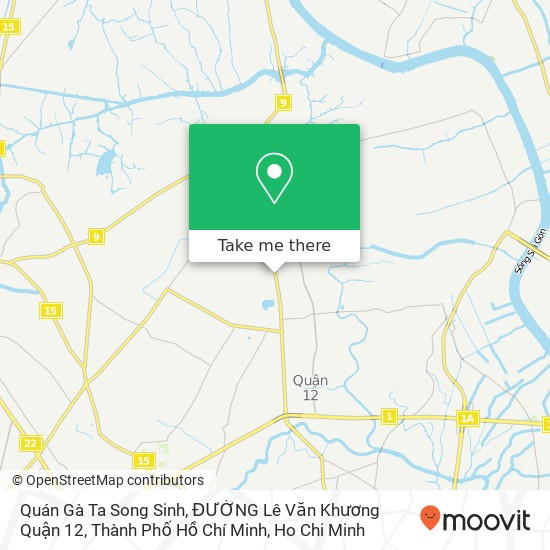 Quán Gà Ta Song Sinh, ĐƯỜNG Lê Văn Khương Quận 12, Thành Phố Hồ Chí Minh map