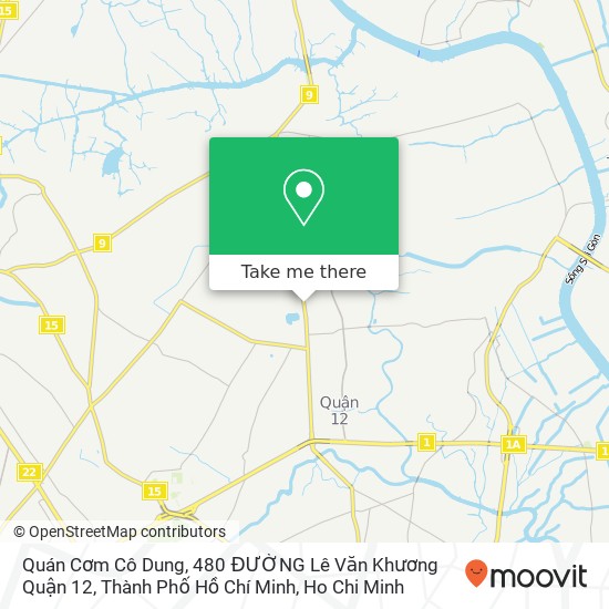 Quán Cơm Cô Dung, 480 ĐƯỜNG Lê Văn Khương Quận 12, Thành Phố Hồ Chí Minh map