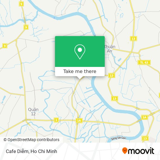 Cafe Diễm map