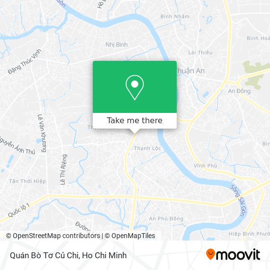 Quán Bò Tơ Củ Chi map