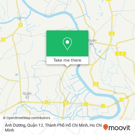 Ánh Dương, Quận 12, Thành Phố Hồ Chí Minh map