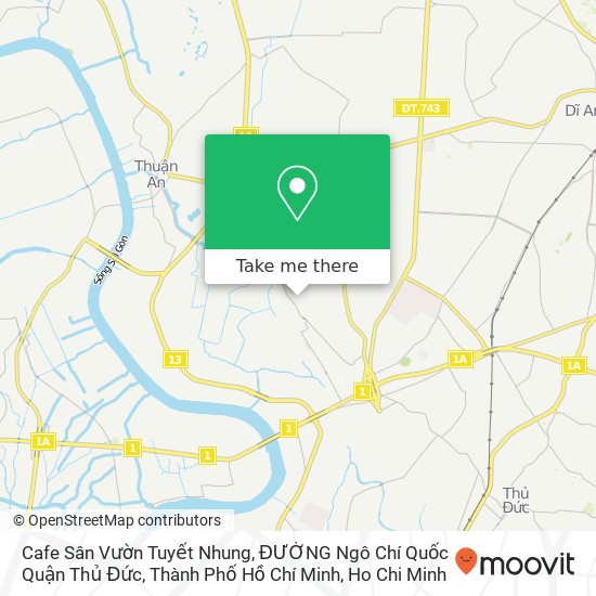 Cafe Sân Vườn Tuyết Nhung, ĐƯỜNG Ngô Chí Quốc Quận Thủ Đức, Thành Phố Hồ Chí Minh map