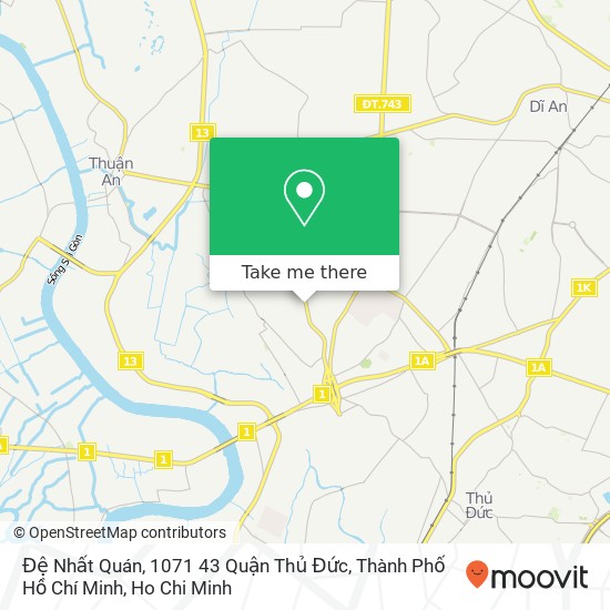 Đệ Nhất Quán, 1071 43 Quận Thủ Đức, Thành Phố Hồ Chí Minh map