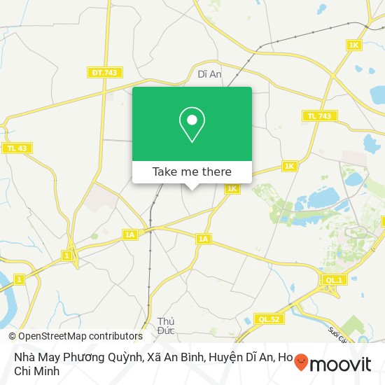 Nhà May Phương Quỳnh, Xã An Bình, Huyện Dĩ An map