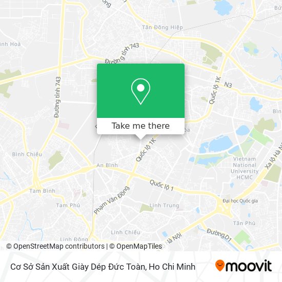 Cơ Sở Sản Xuất Giày Dép Đức Toàn map