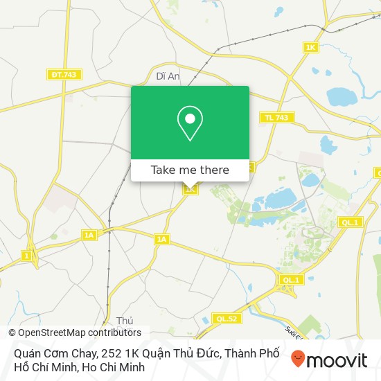 Quán Cơm Chay, 252 1K Quận Thủ Đức, Thành Phố Hồ Chí Minh map