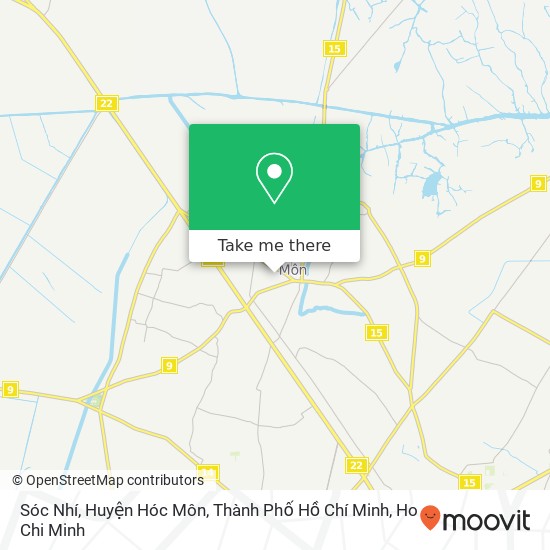 Sóc Nhí, Huyện Hóc Môn, Thành Phố Hồ Chí Minh map